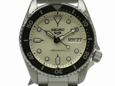 Seiko SRPK31K1 5 Sports Auto Watch Cream Dial Used, Japan Movements From Japan