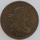 Photo of a 1808-P Half Cent from an eBay listing that sold on Jun 23, 2026