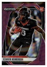 2025 Panini Prizm Draft Picks #15 Xzavier Henderson Prizms Purple Wave