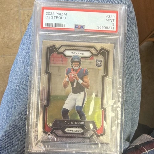 Panini Prizm Rookie C.J. Stroud #339 PSA 9 Houston Texans Football 2023 NFL