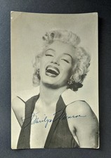 Vintage 1950s Marilyn Monroe Postcard w/Printed Signature L.D. Ltd London No. 84