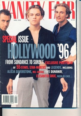 Vanity Fair April 1996 - Hollywood 96 Special Issue Leonardo Di Caprio fold out