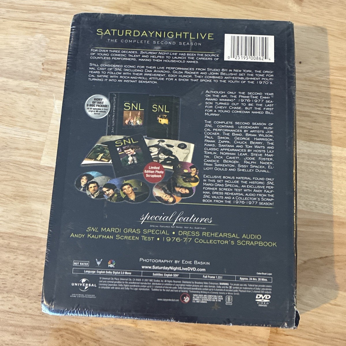 Saturday Night Live - The Complete Second Season (DVD, 2007, 8