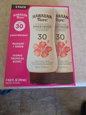 Hawaiian Tropic Sheer Touch Sunscreen Lotion SPF 30 2 x 10.8 Fl Oz