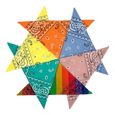 HankieWorld Bandanas 3 pack 6 pack 12 pack 22 inch Cotton Paisley Kerchiefs f...