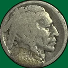 1913-S Type 2 Flat Ground Buffalo Nickel Acid Dated Coin #34659