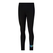PUMA Essentials Logo Leggings Womens Black Athletic Casual 58944391