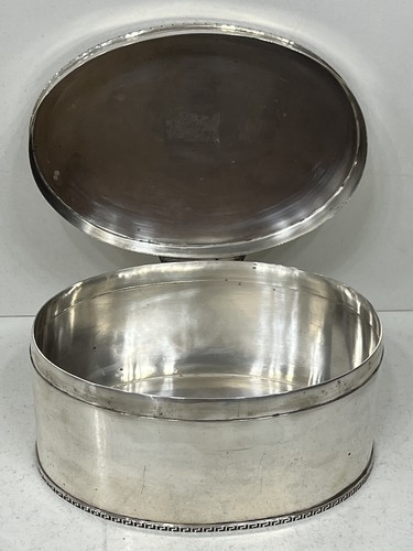 Unusual antique solid hallmarked sterling silver box by Pearce & Sons - Picture 5 of 11