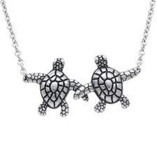 Couple Turtle Necklace friendship Stainless Steel pendant necklace By Controse
