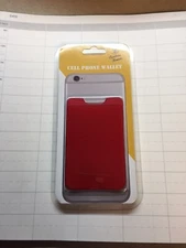 Universal Adhesive Pocket Stick On Wallet Card Holder Pouch Case For Cell Phone