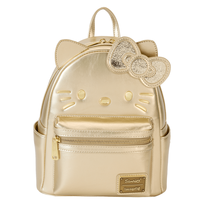 Limited Edition Sanrio Hello Kitty 50th Anniversary Gold Mini Backpack  