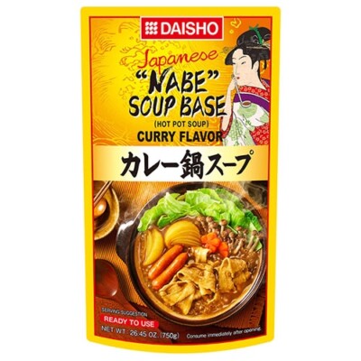 Daisho Japanese Curry Nabe Soup Base Hot Pot ダイショーカレー鍋スープ 750g Tsuyu Ramen Broth
