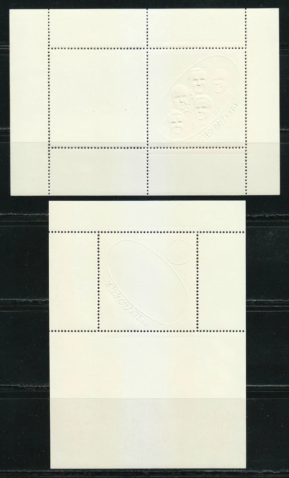 Islas Comoras 1975 MNH Mi Blocks 9,10 Sc 162,164 misión espacial Apolo-Soyuz ** Foto 2 de 2