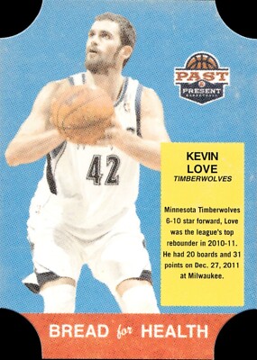 Kevin Love - 2012 Panini Past & Present - Die Cut - Bread for Health #35