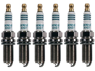 Set of 6 Iridium Power Standard Nickel Spark Plugs Denso Pre-Gap 0.031