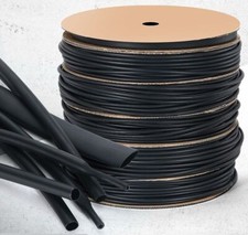 3:1 Waterproof Heat Shrink Tubing Heavy Duty Black Marine Grade Wire Wrap Sleeve