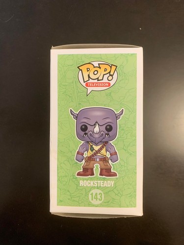 Funko Pop! Vinyl Teenage Mutant Ninja Turtles Rocksteady #143 - READ - Picture 3 of 6