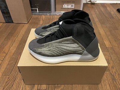 adidas Yeezy Quantum 'Barium' Mens Sneakers - Size 7.5  - Black/White/Grey