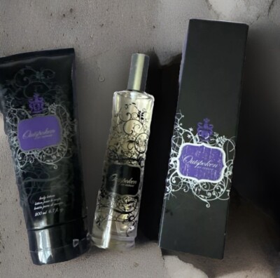 Outspoken by Fergie Body Mist Perfume Spray 2.5 fl oz & Body Lotion 6.7fl oz