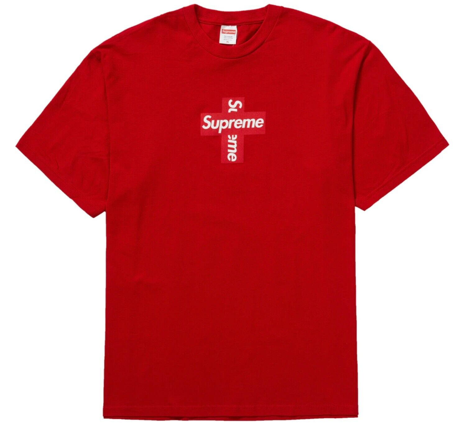 Brand New Supreme Cross Box Logo Tee Red Size M Medium