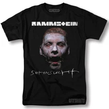 Rammstein Shirt Rock Concert Merch Tour Vntg Graphic Design T-Shirt