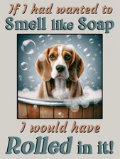 Beagle pet dog Funny Flexible Fridge Magnet Gift