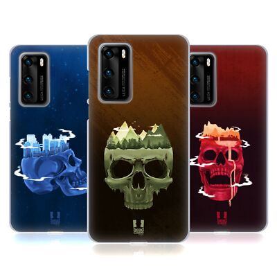 HEAD CASE DESIGNS LANDSCAPE SKULLS SOFT GEL CASE FOR HUAWEI PHONES 4