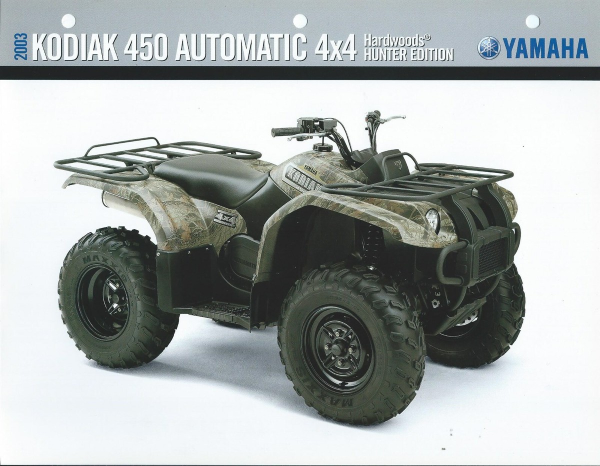 Yamaha Kodiak 450 Vtt Yamaha Grizzly 700 UsagÃ© Vtt Yamaha Kodiak
