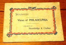 1900 Souvenir Views of Philadephia Compliments of Strawbridge & Clothier 17 Pix