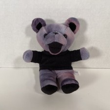 Grateful Dead Purple Tie Dye Beanie Bear Jerry Liquid Blue 7 Plush Stuffed Toy