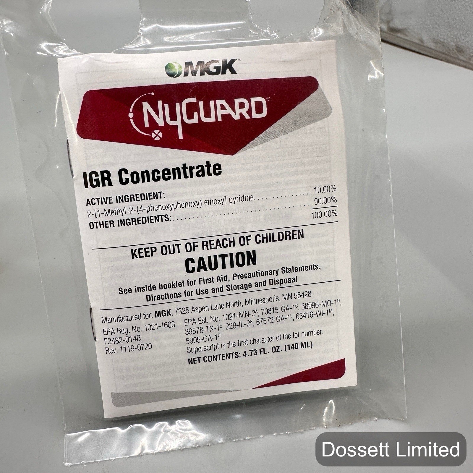 Mgk Insecticides MGK NyGuard IGR Concentrate Insecticide, 4.73 Fl Oz | eBay