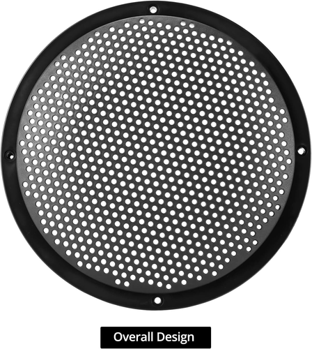 4-Pack 8 Black Plastic Audio Speaker Cover Durable Subwoofer Grill Horn Guard - Picture 3 of 8