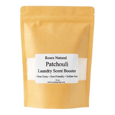 Patchouli In-Wash Laundry Scent Booster 16 oz by Roses Natural   Long-Lasting