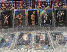 2026 WWE Topps Chrome Diamond Plate Refractior Lot of 9 Stone Cold, Batista, Miz