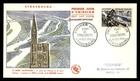 Mayfairstamps France FDC 1956 Boat Crane Port de Strasbourg First Day Cover aaw_