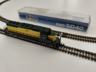  Kato Spur N EMD SD40 Chicago & North Western C&NW Diesellok OVP