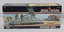 S-825 VINTAGE 1980'S KENNER STAR WARS POTF TATOOINE SKIFF WITH ORIGINAL BOX