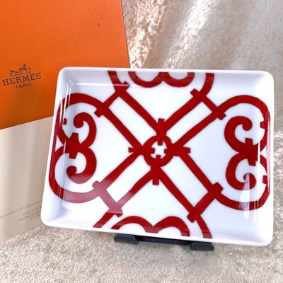 HERMES エルメス オルキデ プレート 皿 蘭 NO.11 HERMES (エルメス) オルキデプレート 胡蝶蘭 11番 ☆ JARDIN des