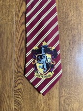 Harry Potter Gryffindor Stripe Tie Universal Studios Robe Cloak Wizard Costume