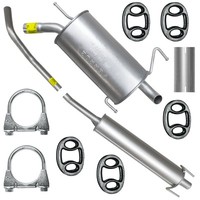 SchalldäMpferset Auspuffanlage Auspuff FüR Opel Corsa C 00-06 1.2 FließHeck