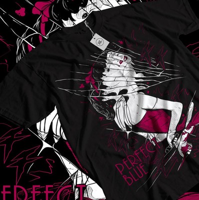 Perfect Blue T-shirt Mima Kirigoe Girl Anime Manga Japanese Gift Shirt Black