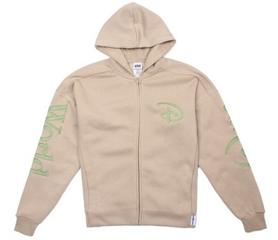 2026 Walt Disney World Star Wars Baby Yoda Grogu Zip Up Hoodie