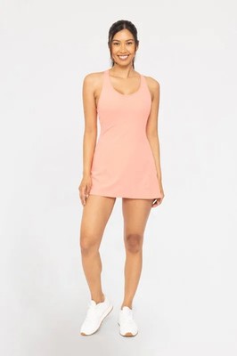 racerback fit and flare dress MONO B Twist Racerback Fit-and-Flare Dress