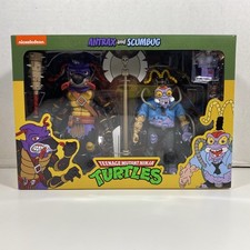 NECA Teenage Mutant Ninja Turtles Cartoon Antrax And Scumbug TMNT