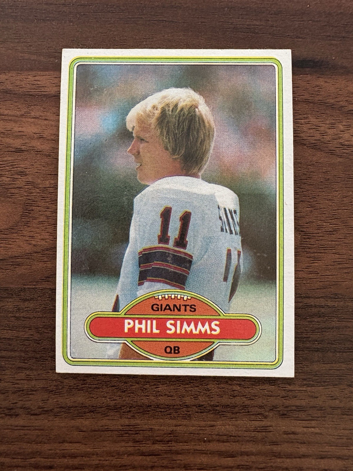 1980 Topps #225 Phil Simms New York Giants Excellent Rookie RC