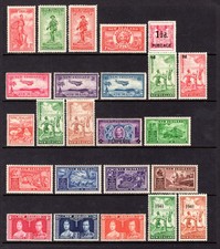 NEW ZEALAND 1935-1950 LIGHTLY & MOUNTED MINT RANGE + ODD MNH CAT £52.85 (2026)