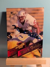 1995 Superior Pix - Mark Fields #13 Autographs  416 /5000 (AU, RC)