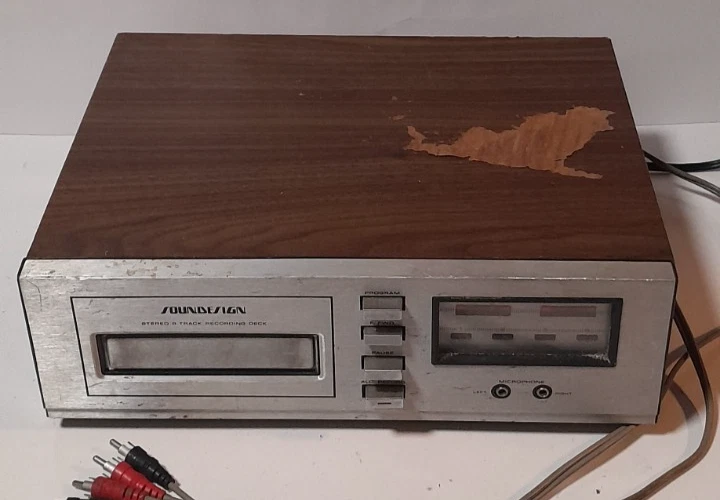Lecteur Cassette Portable Holiday Model 6505 – Vintage Orange Années 70 – Pour Pièces