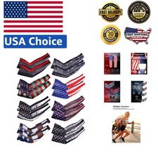 8-Pack Ice Silk Arm Sleeves - Unisex UV Sun Protection for Outdoor Activities