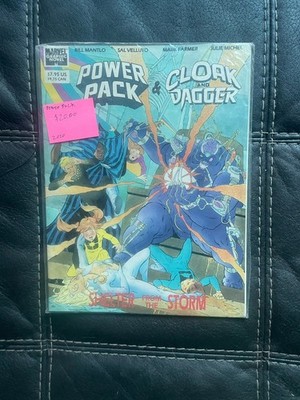 Marvel Comics Cloak & Dagger Power Pack Graphic Novel, 1989, Color